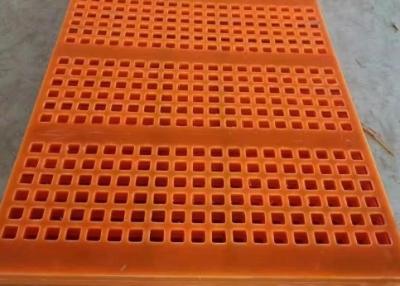 China Drum Scrubber Mill Polyurethane Rubber Trommel Screen Panels PU Urethane Trommel Screens Te koop