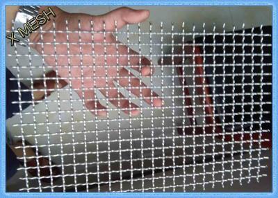 China Welded Stainless Steel Woven Wire Mesh , Aluminum Crimped Metal Mesh Panels 1.20m X 100m for sale