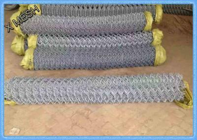 China Electric Galvanized Chain Link Fence Cover Fabric Low Carbon Steel Astm A392 Standard for sale