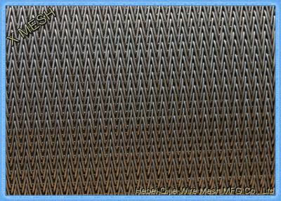 China Compound Balanced Woven Metal Mesh Conveyor Belt Nickel Aluminum Alloy Anti Break for sale