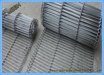 China SS304 Stainless Steel Metal Wire Mesh , Eye Link Wire Mesh Conveyor Belt 10 Meters for sale