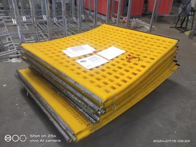 China Square Polyurethane Mesh Pu Screen Panel Vibration Mould Mining Dewatering for sale