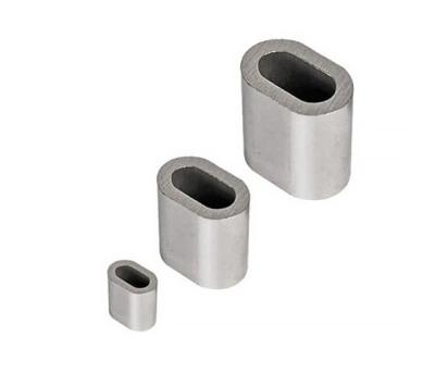 China Aluminum DIN EN 13411-3 Stainless Steel Ferrule For Crimping Wire Rope for sale