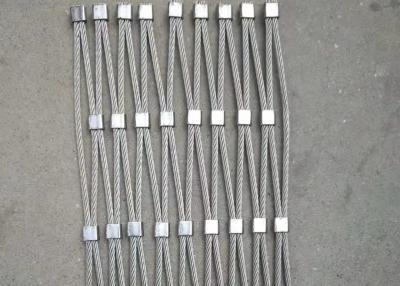 Κίνα Τα SS 304 πλέγμα 20x20mm σχοινιών καλωδίων ανοξείδωτου προστατεύουν τα παράθυρα/το ζωικό καλώδιο ζωολογικών κήπων προς πώληση