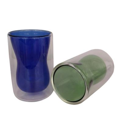 China Double Wall Sustainable Drinking Glasses Thermal Tumbler Cup For Turkish Coffee Pot Water Beer Or Juice for sale