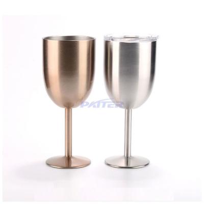 China New Painting Design Customized More Convenient For Metal Stainless Steel Wine Drinking Cup for sale