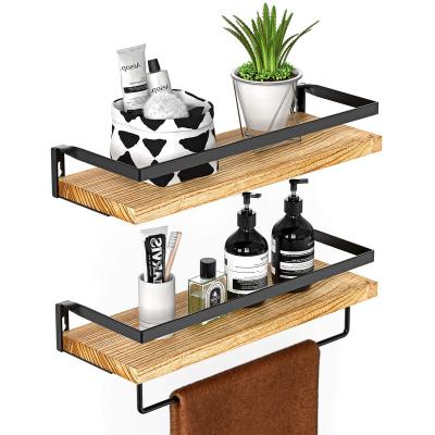 China Antique Industrial Vintage Adjustable Metal Furniture Storage Shelf Rustic Solid Wood (Other) Wall Mounted Wall Floating Shelves For Wall for sale