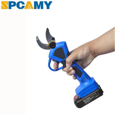 China Anti-skid handle lithium battery cordless electric garden scissors, garden shears for sale