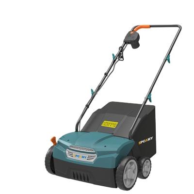 China Easy Hand Push Electric Lawn Thatcher Machine Garden Thatcher for sale