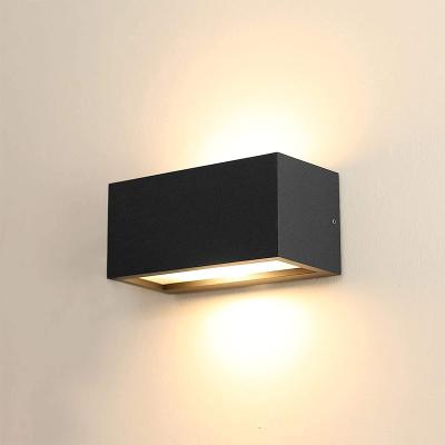 China IP65 Waterproof Line Grab Work Outside Anthracite Gray IP65 Aluminum Outdoor Garden Lantern Waterproof Wall Lamp Sconce Light for sale