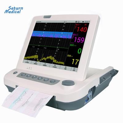 China 12.1 Inch Plastic Portable Maternal LCD CTG Monitor Fetal Machine for sale