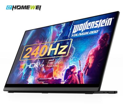 China 15.6 inch laptop gaming monitor 240hz touch screen with hd+mi and type-c port for computer for sale