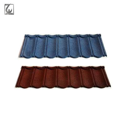 China High Tensile Steel Plate New Zealand Colored Stone Coated Steel Sheet Shingling Tile for sale