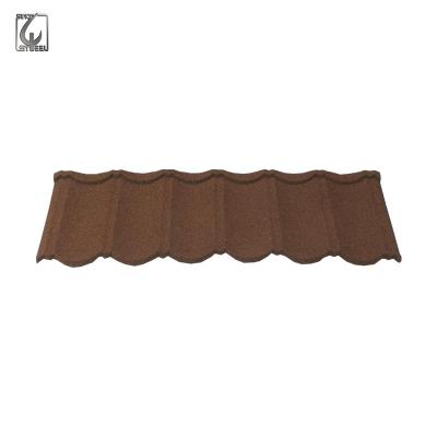 China Waterproof Supply High Quality Stone Coated Steel Chinese Roof Tile for sale