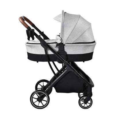 China Fashion OEM Luxury Aluminum Tube Baby Stroller One Hand Closure for sale