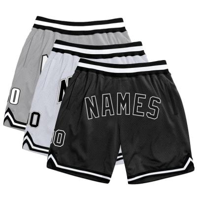 China high quality custom logo Anti-wrinkle men's jogger sports shorts running gym fitness nets shorts basketball mesh shorts athletic wear for men for sale