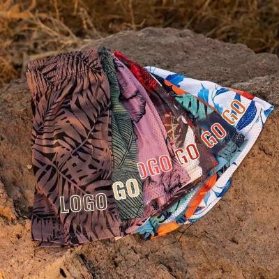 China Custom Logo Color Designer Mesh Shorts Summer Casual Liner Sublimation Anti-Wrinkle All Over Short Men Empty Custom Mesh Printing Shorts for sale