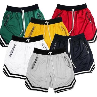 China Anti-Wrinkle Shape Men's Shorts Quick Dry Plus Size Comfortable Than Casual Mesh Running Muscle Fit Gym Shorts Men for sale