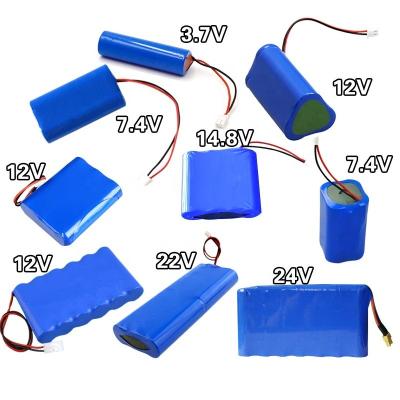 China Factory Custom 18650 Battery Pack 7.4V 12V 24V 48V 72V OEM Lifepo4 Battery Pack Unisex Power Tool Batteries For Electric Bike Scooter for sale