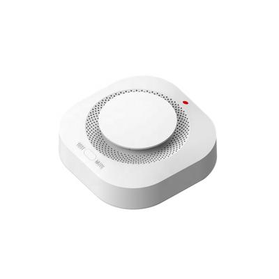 China Independent 2 AA Compact Size Smoke Sensor Detector Battery Operated Alarm Standalone Factory Supply Prices for sale