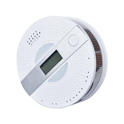 China Dual LCD Display Factory Supply Amazon Sensor Combination Smoke and Smoke and CO Alarm Carbon Monoxide Detector Combo for sale