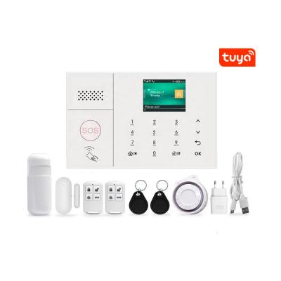 China Cheap Price Simplified Tuya iOT Home Automation Intruder Alarm System Smart WiFi with ACJ-408 Wireless Sensors for sale