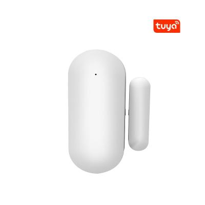 China Low Battery Warning Good Selling Alarm Wifi Door Google Entry And No Hub Tuya Smart Window Sensor for sale