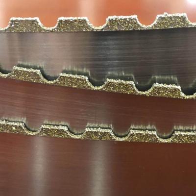 China Glass Segmented Diamond Coated Band Saw Blade For Graphite for sale