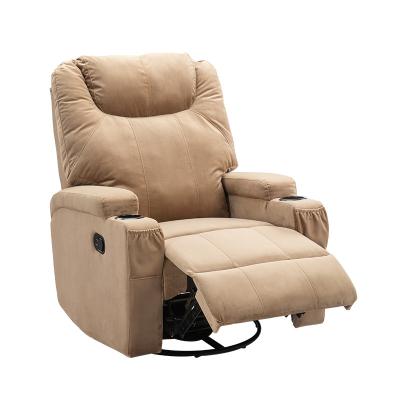 China (Adjustable Multifunctional Swivel Sofa Rocker Massage Recliner Chair PU Leather Other) 20-1022LM for sale