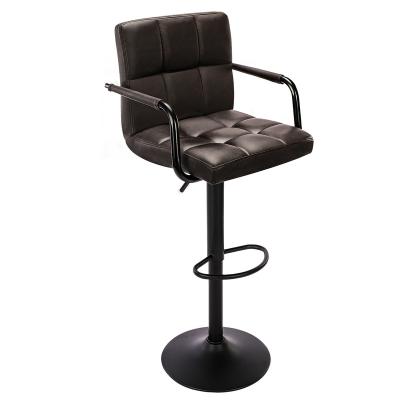 China (Height) High Quality Velvet Height Adjustable Metal Bar Customized Adjustable Chair for sale