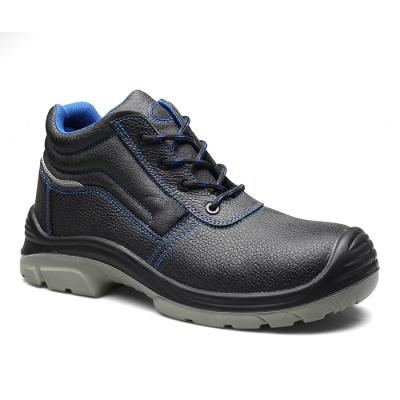 China Chemical resistant PU injection outsole safety shoes GENUINE LEATHER Accept Customized Logo for sale