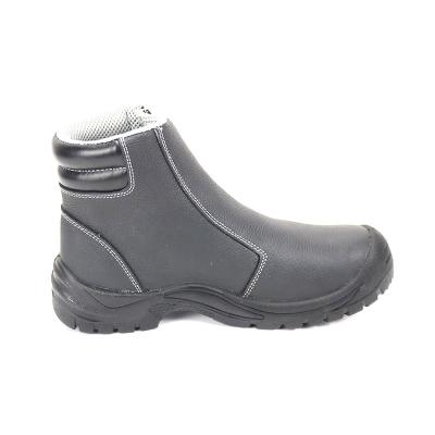 China slip on Side zipper steel toe man working fashion lightweight industrial waterproof safety shoes for sale