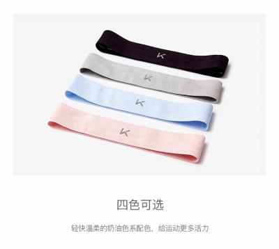 China Universal seamless knitted headbands with silicone refelection anti-slip logo sweatband sports headband for running/yoga tie for sale