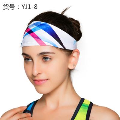 China European and American style running/yoga headband sports headband boho headbands customize CMYK print bandana for sale