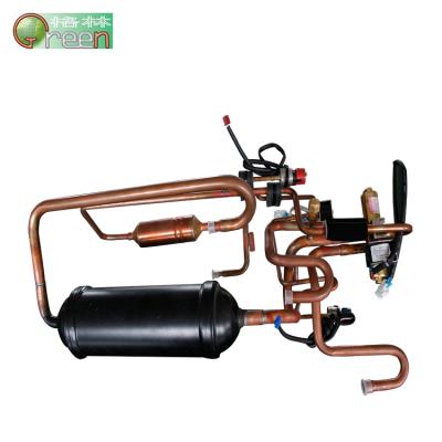 China Industrial air conditioner copper split pipe called Four-way tube assembly can be applied as air conditioner parts for sale