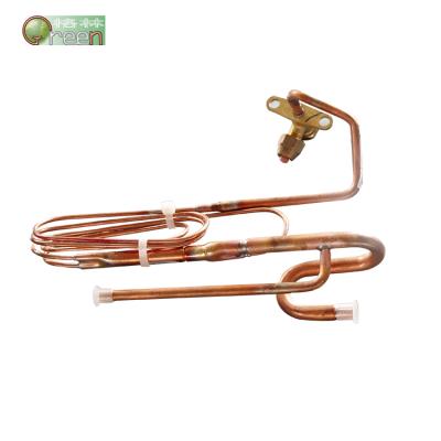 China Air condition or refrigerator copper capillary tube as refrigeration part can be used as air conditioner copper pipe fittings for sale