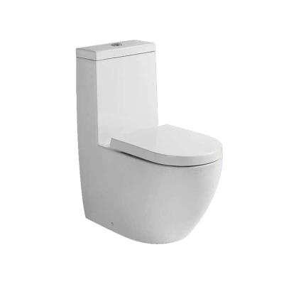 China MECACY Double-Flow Sanitary Ware 250mm Strong Flush Strap Creamic One Piece Washdown Toilet For Bathroom for sale