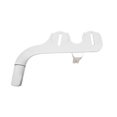 China Modern Ultra Thin Straight Double Spouts Cold Water Bidet Attachment for sale