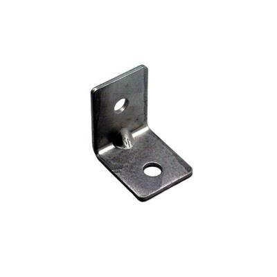 China Fabulous Furniture Fittings Hole Punched Galvanized Steel Aluminum Stamping L Shaped Rafter Corner Bracket for sale