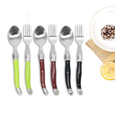 China 2 Piece Stainless Steel Fork And Spoon Portable Home Use Sustainable Custom Style Simple Household for sale