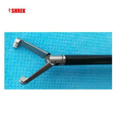 China Surgical instruments SHREK reusable 5 mm laparoscopic grasping 2+3 prongs double action forceps for sale