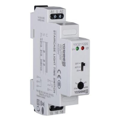 China Sealed Good Quality AC110V AC220V 5A 16A Staircase Light Time Switch Time Relay YX3211 YX3221 for sale