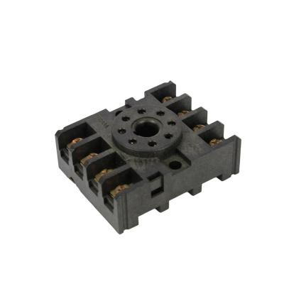 China Good Industrial Quality PF083A 8 Pin Relay Sockets, Electrical Sockets, China Relay Socket for sale