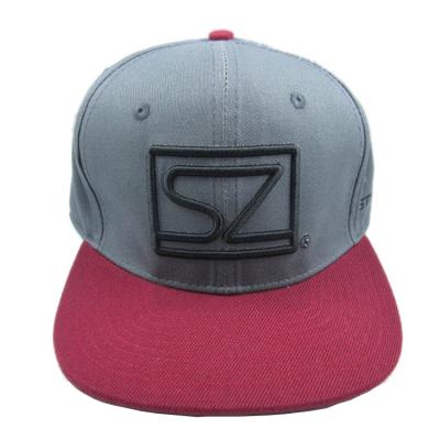 China Men's Hats Cotton Twill Street Style Street Style Bill 3D Embroidery Purple Flat Logo New Baseball Cap COMMON Design for sale