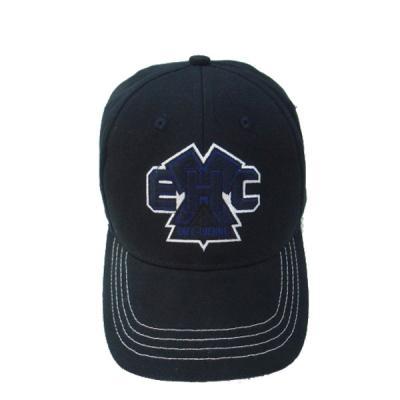 China 100% Sports Polyester Baseball Cap 6 Panel Wholesale Custom Logo Embroidered Baseball Cap for sale