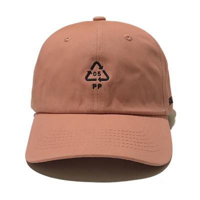 China 2022 COMMON 7.5cm Curved Brim Customize To Embroider Hot Stamping Baseball Cap Low Profile 6 Panel Hat for sale