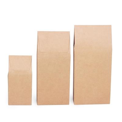 China Recycled Materials Custom Brown Kraft Paper Bags Used For Tea Coffee 2021 for sale