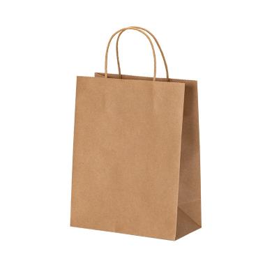 China Recycled Materials Hot Sale Recycle To Custom Design Printed Shopping Paper Bag With Handle for sale