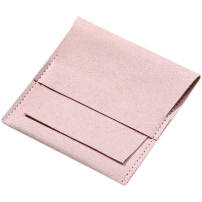 China Custom Suede Jewelry Packaging Pouch And Box With Logo For Display for sale