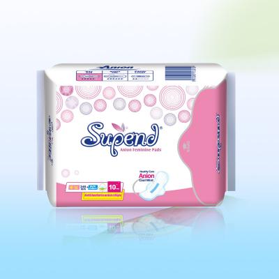 China Breathable Free Sample Biodegradable Adult Cotton Sanitary Pads Heavy Flow Sanitary Napkin Manufacturer for sale